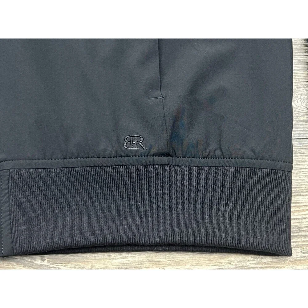 Banana Republic Mens XL Jacket All Day Everyday Black Stretch Preppy Dk Academia